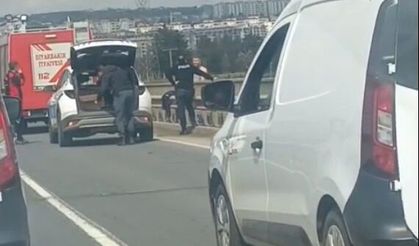 Diyarbakır’daki köprüde hareketli dakikalar!