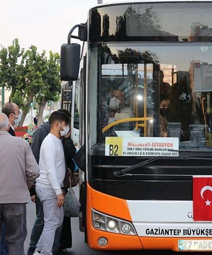 Gaziantep’te öğrencilere ulaşım ücretsiz oldu