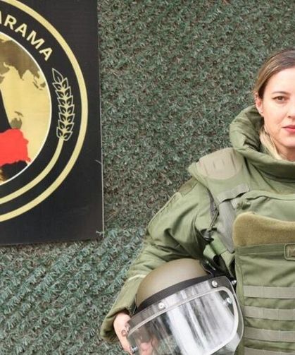 Diyarbakır emniyetinde kadın gücü: Bomba aramada hassas görev