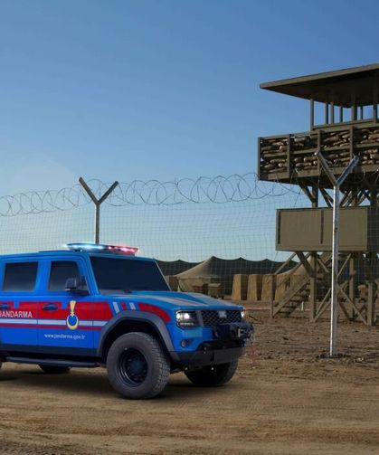 Türkiye'nin ilk yerli ve milli doğuştan zırhlı SUV aracı TULGA 4x4 göreve başladı