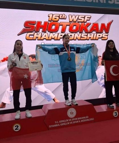 Diyarbakırlı Merve, dünya 2'ncisi oldu