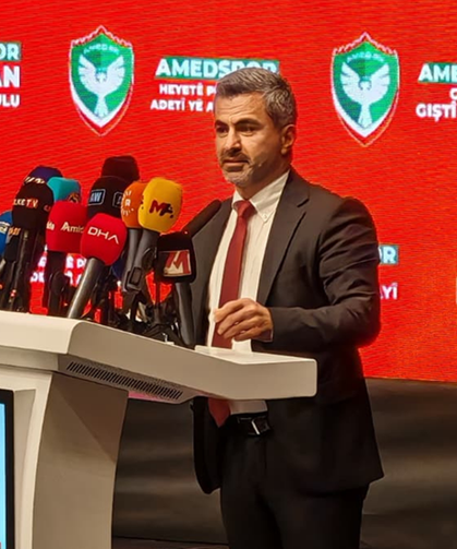 Amedspor'da yeniden başkan seçilen Eren'den ilk açıklama!