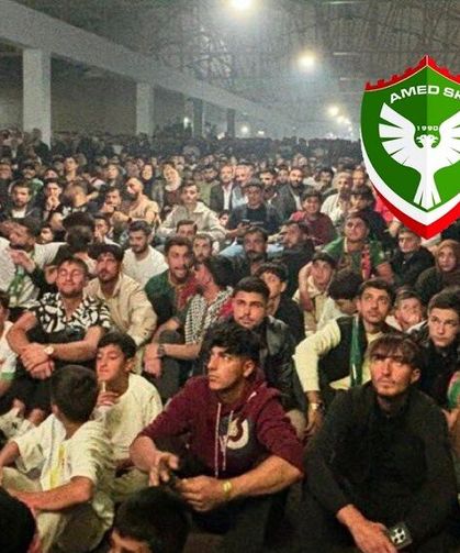 O şehirde Amedspor coşkusu: Dev ekranda binlerce kişi maçı izledi!