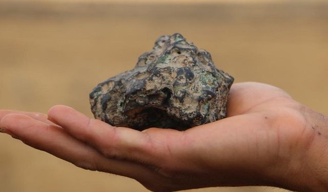 Diyarbakır’a düşen göktaşı bulundu!