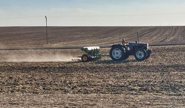 Diyarbakır çiftçisi buğday ekimine başladı