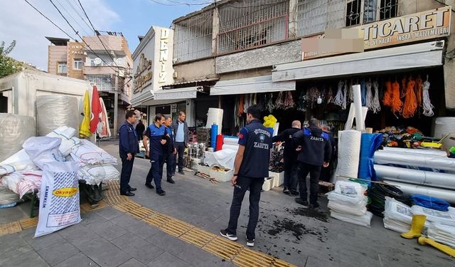 Diyarbakır’da kaldırım işgallerine son!