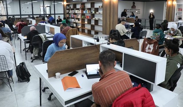Diyarbakır’da sınavlara burada hazırlanıyorlar