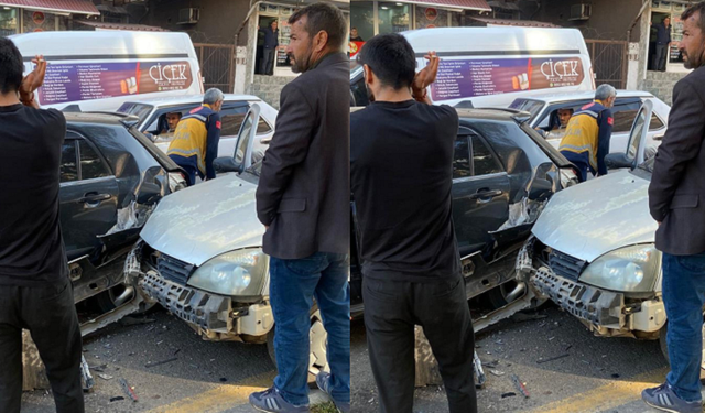 Diyarbakır’da zincirleme kaza: 2 yaralı