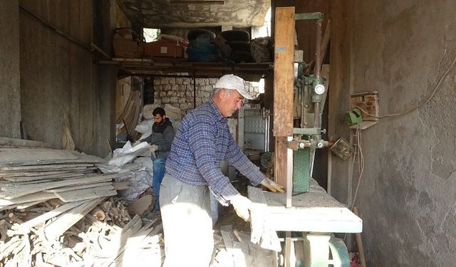 Mardin'de Yahya Oruk doğalgaz sebebiyle satış yapamadığını söyledi