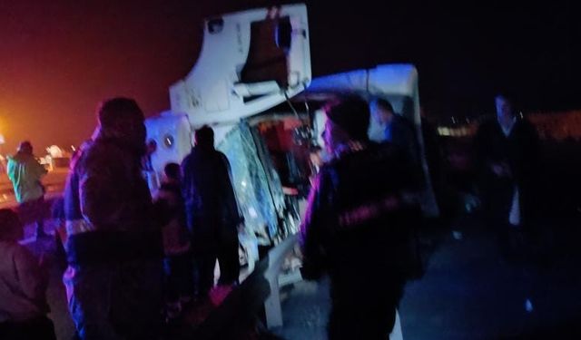 Mardin'in Derik ilçesinde kaza meydana geldi