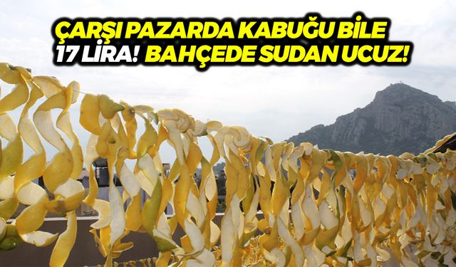 Çarşı pazarda paha biçilmez, bahçede yüzüne bakılmaz!