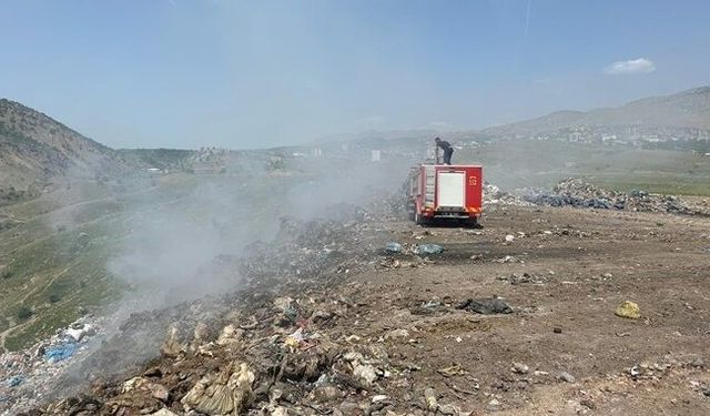 Diyarbakır’da çöp yangını! Vatandaş tepkili