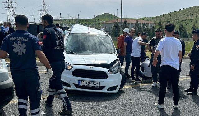 Mardin-Diyarbakır yolunda kaza! Yaralılar var