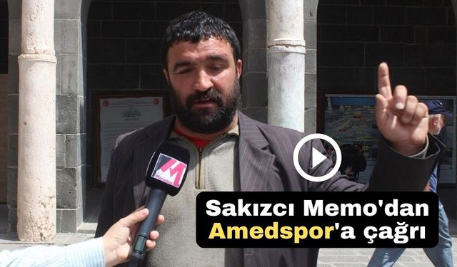 Sakızcı Memo’dan Amedspor ve Diyarbakır halkına mesaj!