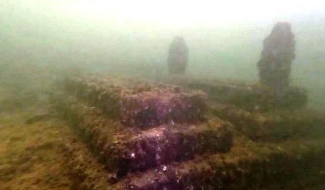 Görüntüler Diyarbakır'dan! Su altındaki tarih görüntülendi
