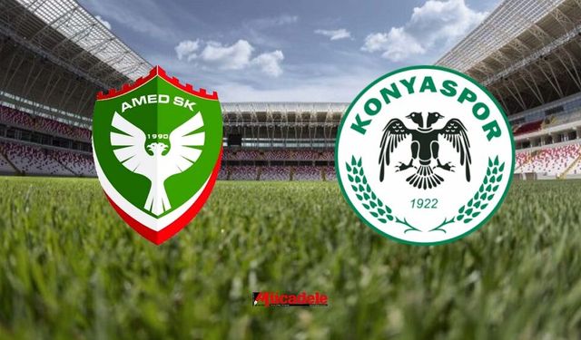 Amedspor Konyaspor maçı ne zaman, nerede?