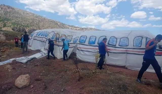 Diyarbakır’da uçak kazası tatbikatı