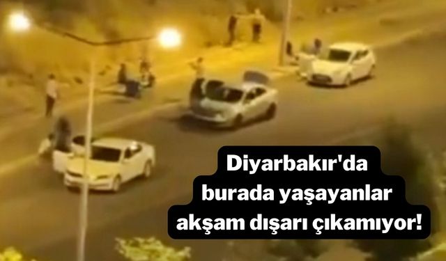 Diyarbakır'da burada yaşayanlar akşam dışarı çıkamıyor!