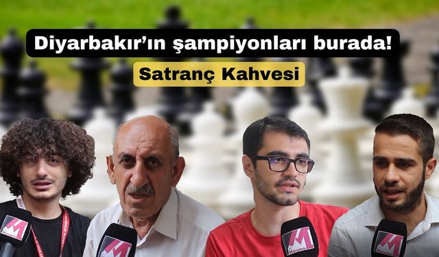 Diyarbakır’ın şampiyonları burada! Satranç Kahvesi