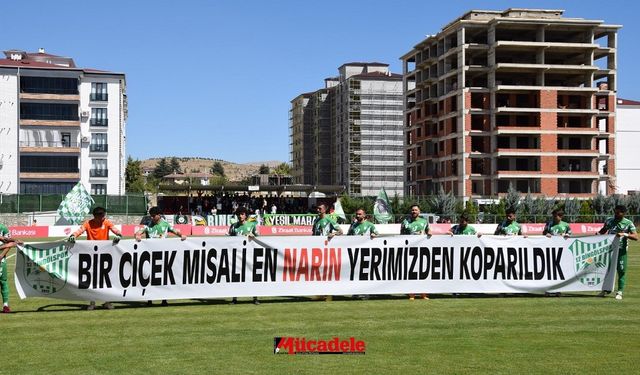 Bingölspor Narin’i unutmadı: “En ‘Narin’ yerimizden koparıldık!”