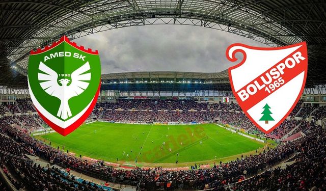 Amedspor - Boluspor maçı hangi kanalda?