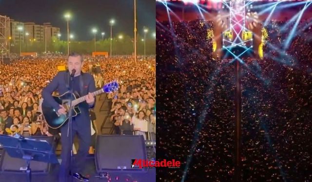 Diyarbakır’da Ferhat Göçer’in konserine binlerce kişi akın etti!