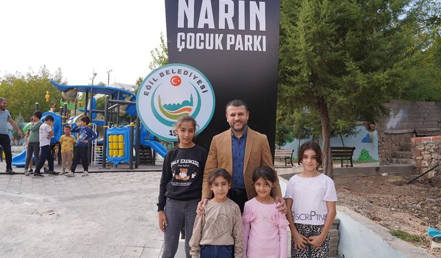 Diyarbakır’da Dünya Kız Çocukları Günü'nde "Narin Parkı" açıldı!