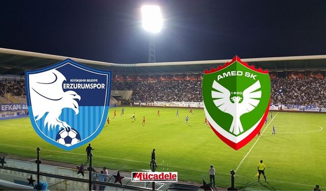 Erzurumspor Amedspor maçının kanalı belli oldu!