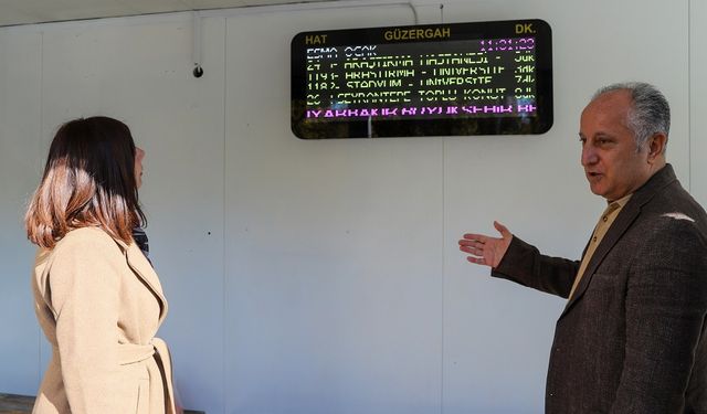 Diyarbakır ulaşımında “Akıllı Durak” dönemi başladı!