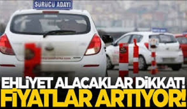 Diyarbakır’da sürücü kursu ücretlerine zam kapıda!