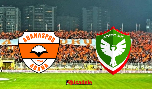 Adanaspor Amedspor maçı ne zaman, hangi kanalda?