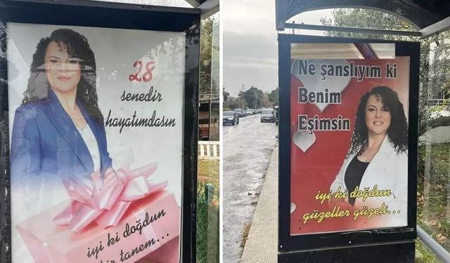 Eşinin doğum gününü böyle kutladı! Kısa sürede viral oldu