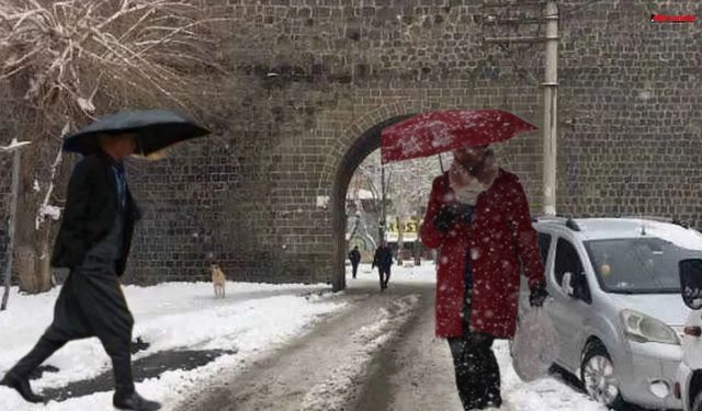 Diyarbakır, Mardin ve Urfa’ya beklenen kar yağışı haberi geldi