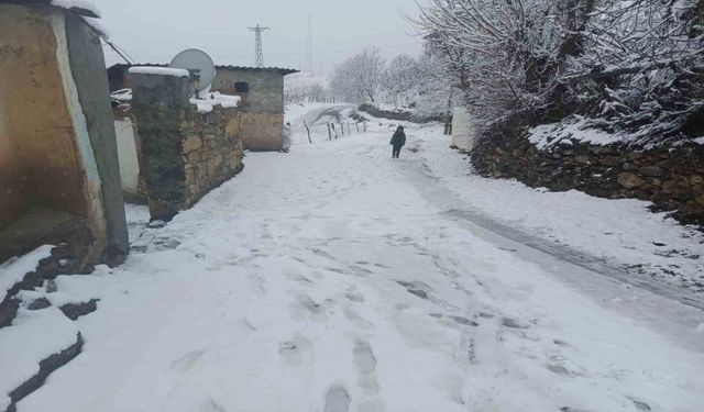 Diyarbakır’ın sınırında kar yağışı: 70 köy ve mezra yolu ulaşıma kapandı