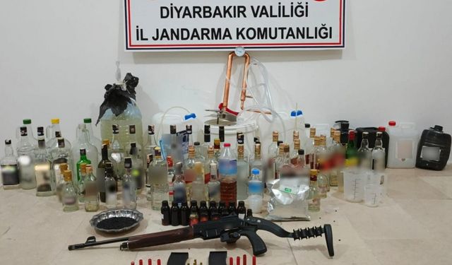 Diyarbakır’da sahte içki ele geçirildi: Gözaltı var!