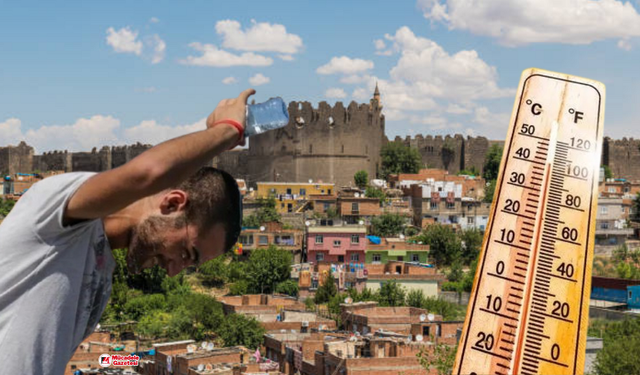 En sıcak yerler belli oldu: 10 yerden 2’si Diyarbakır’da!