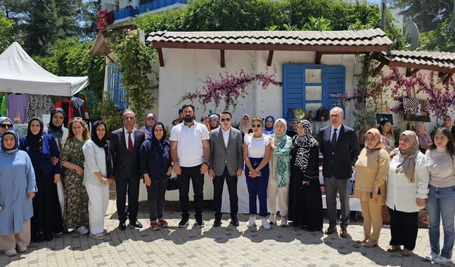 Diyarbakır Eğil’de bir yıllık el emekleri sergilendi