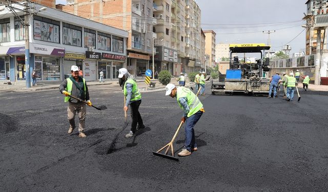 Diyarbakır Emek Caddesi yenileniyor: Eş Başkanlar çalışmayı denetledi