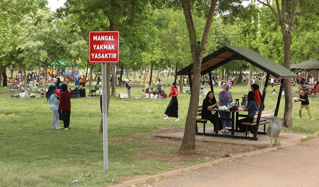 Diyarbakır’daki piknik alanından mangal yasaklandı!