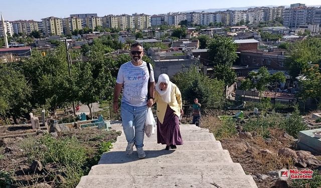 Diyarbakır’daki mezarlıkta 'korkuluk' talebi: Yaşlılar ve engelliler çıkamıyor!