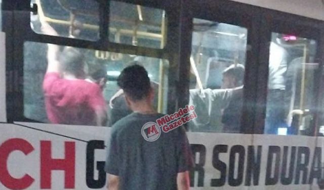 Diyarbakır’da 10 kişi 1 kişiyi otobüste darp etti