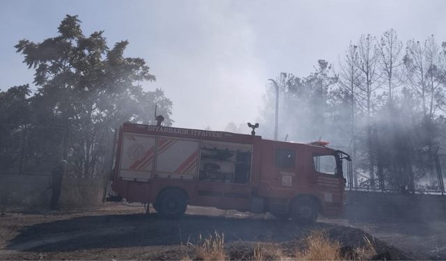 Diyarbakır’da panik anları: Arıtma tesisinde yangın