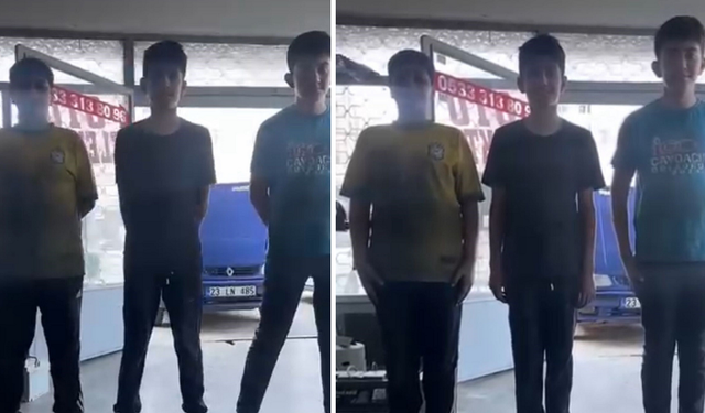 Elazığ’da çırakların yemin töreni görenleri güldürdü!