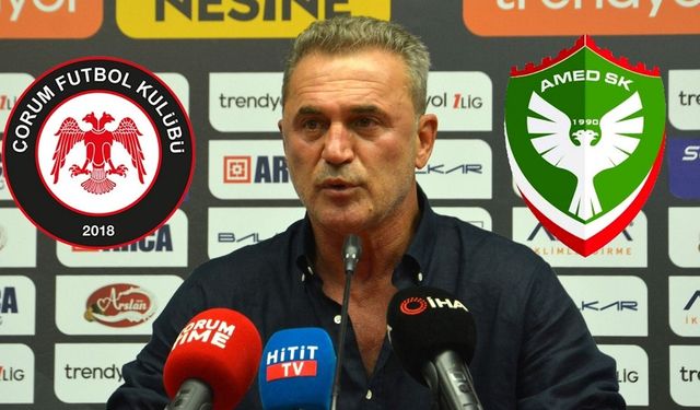 Çorum FK’den Amedspor hocasına: “Bizi ilgilendirmiyor”