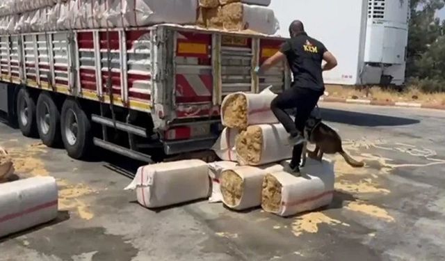 Diyarbakır’a uzanan operasyon! Saman balyaları, araba kaportaları…