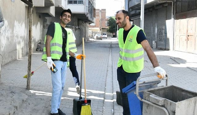 Diyarbakır’da belediye start verdi: İlçe pırıl pırıl oldu!