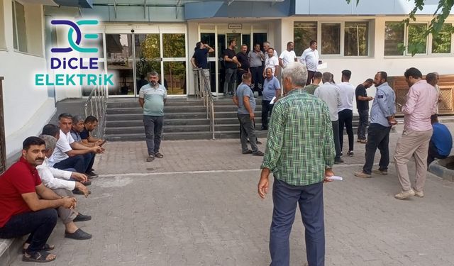Diyarbakır'da DEDAŞ önünde oturma eylemi başladı!