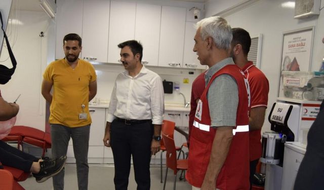 Diyarbakır’ın ilçesinde kan bağışı kampanyası