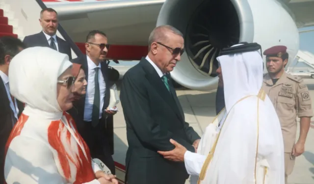 Cumhurbaşkanı Erdoğan Katar’da