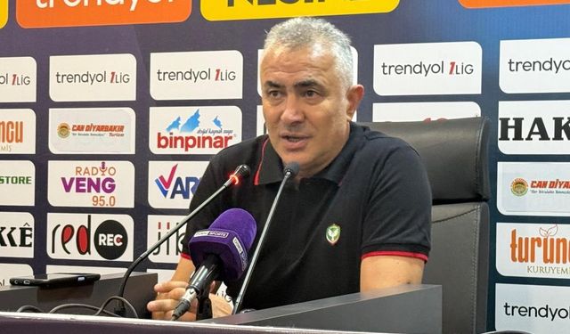 Amedspor hocası Sarıyer galibiyeti sonrası konuştu!